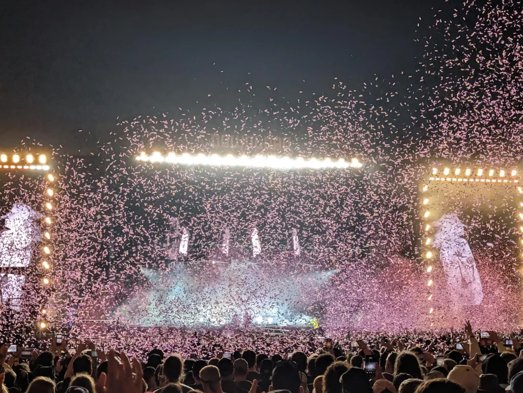 Linkin Park performing at Download Festival 2026 on Sunday
