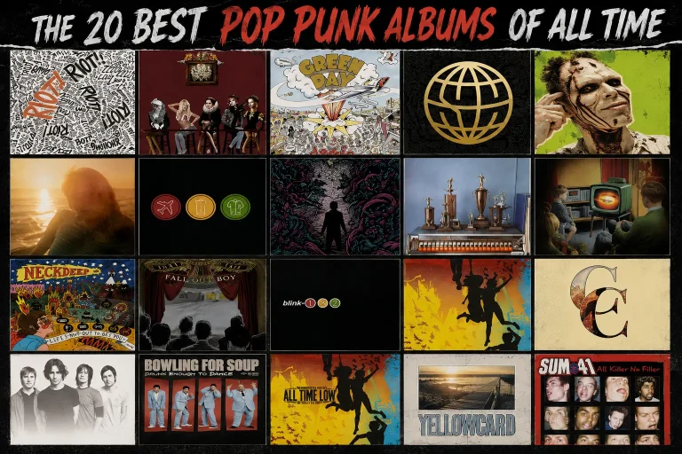 The top 20 best pop punk albums in a random order